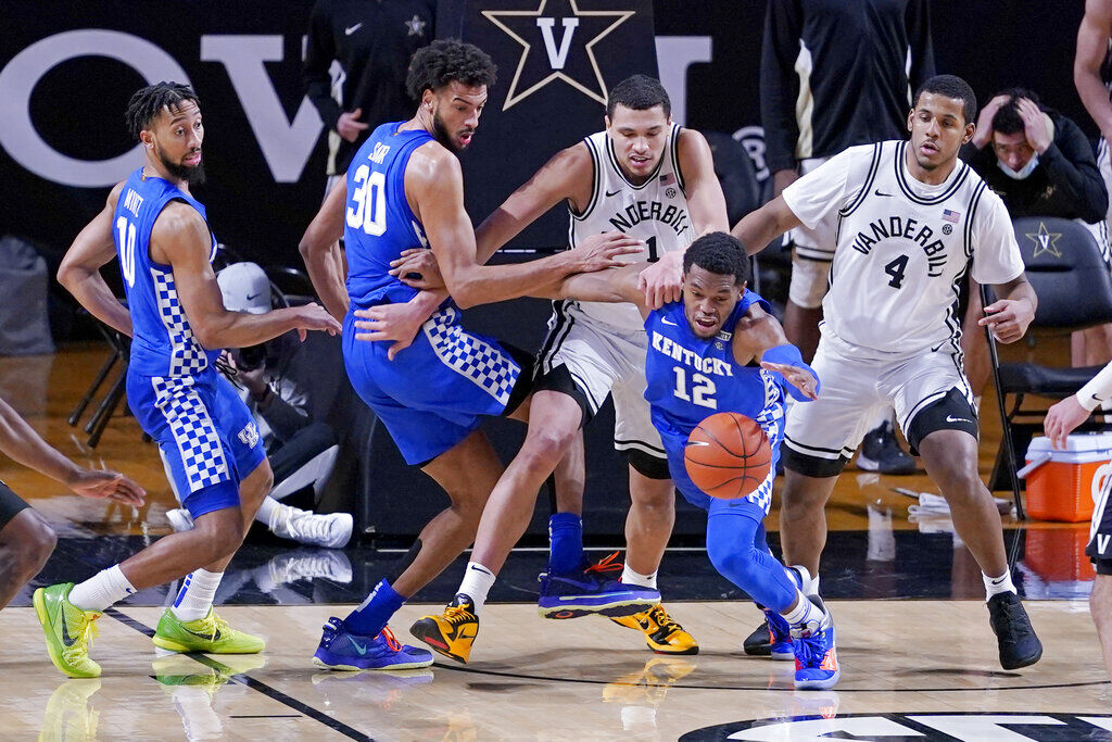 APTOPIX Kentucky Vanderbilt Basketball